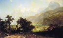 Lake Lucerne, Switzerland by Albert Bierstadt — valley oil painting wall art, Romanticism
