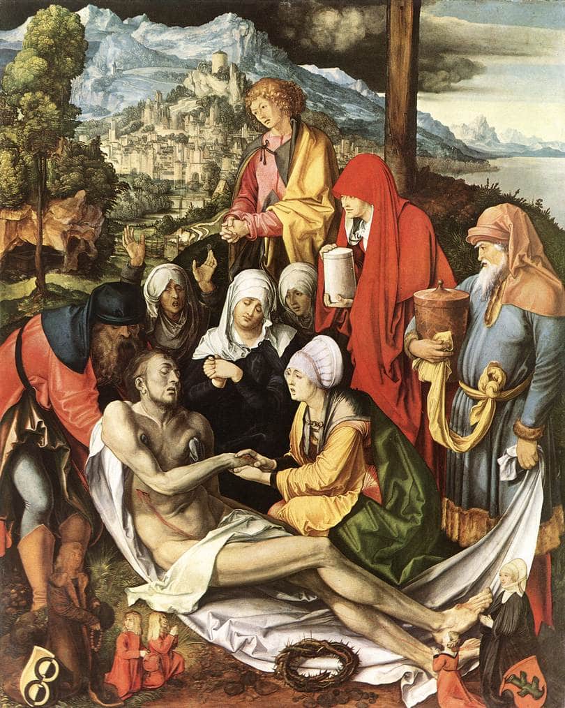 Lamentation for Christ by Albrecht Durer — hand-painted cultural oil painting reproduction on canvas