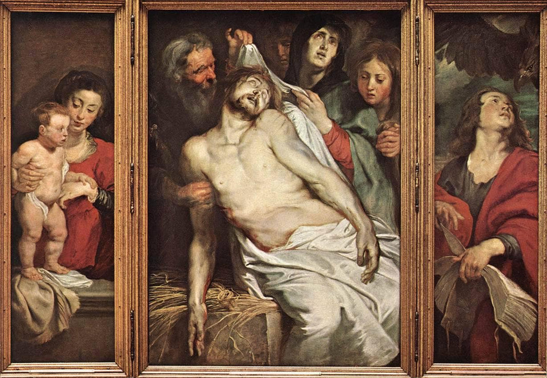 Lamentation of Christ by Peter Paul Rubens — hand-painted portrait oil painting reproduction on canvas