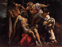 Lamentation over the Dead Christ by Tintoretto — religion oil painting wall art, Mannerism Late Renaissance