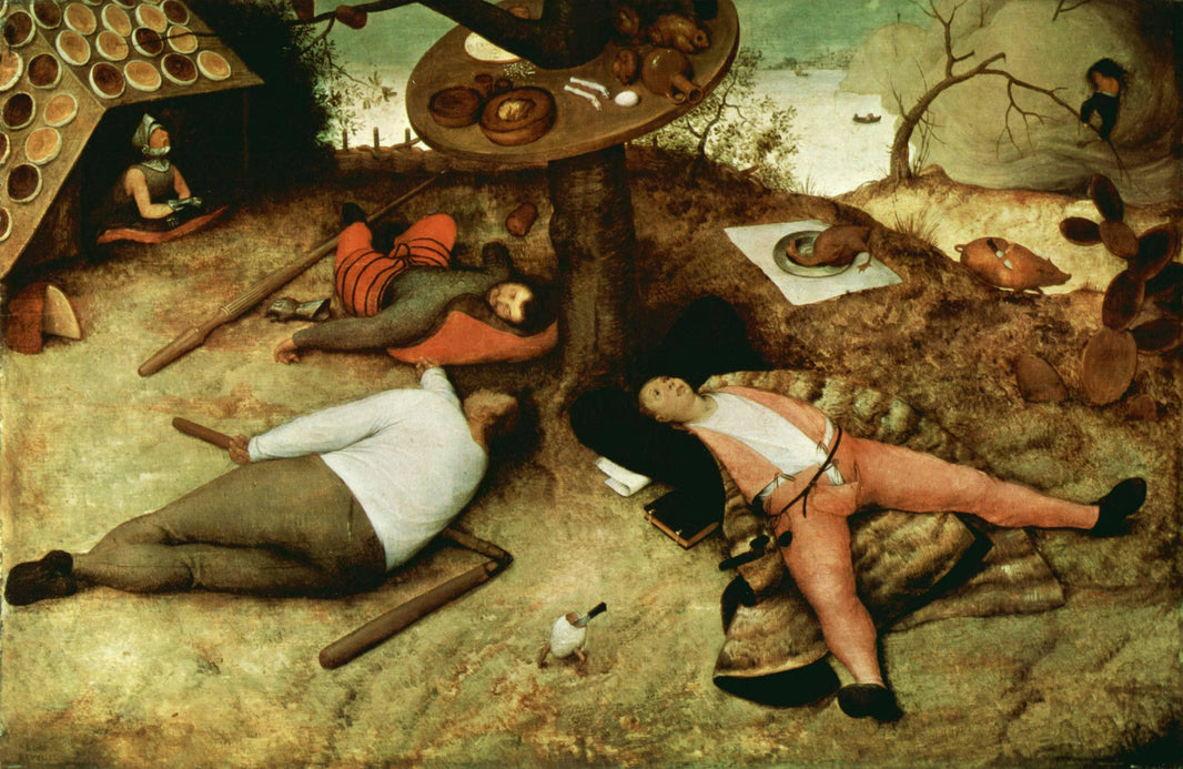 Land of Cockaigne by Pieter Bruegel the Elder — hand-painted abstract oil painting reproduction on canvas