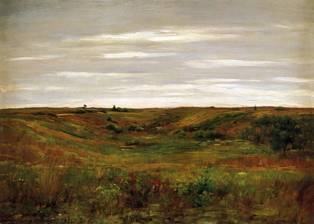 Landscape - A Shinnecock Vale - William Merritt Chase