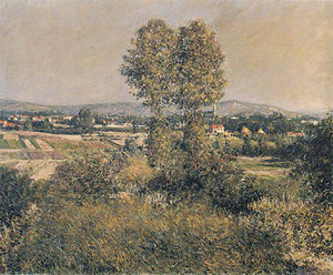 Landscape at Argenteuil - Gustave Caillebotte