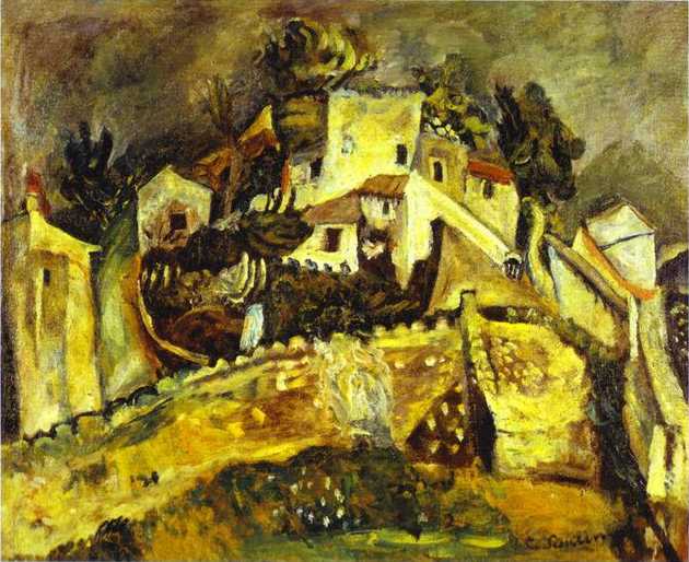 Landscape at Cagnes - Chaim Soutine