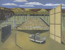 Landscape at Iden by Paul Nash — rural oil painting wall art, Expressionism