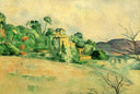 Landscape at Midday by Paul Cezanne — hand-painted landscape oil painting reproduction on canvas