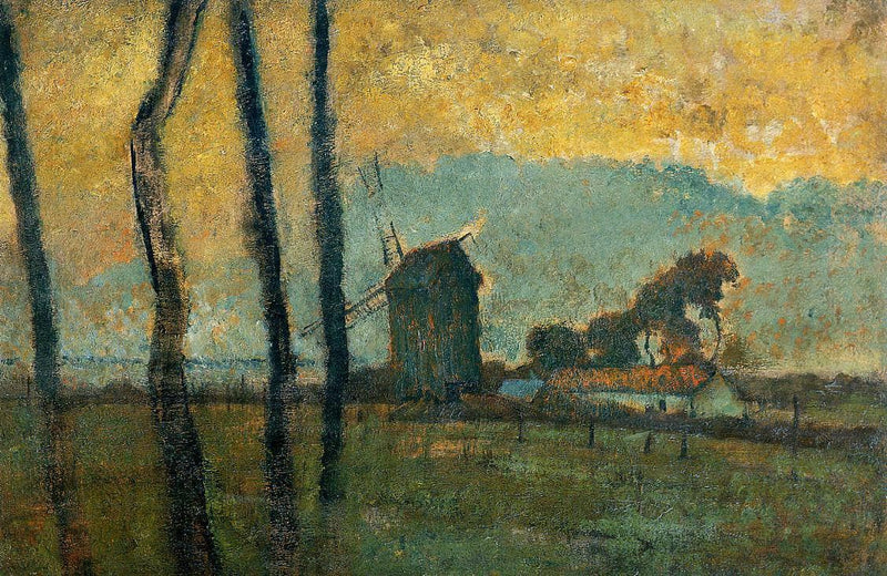 Landscape at Valery-sur-Somme on gallery wrap