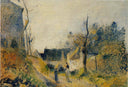 Landscape at Valhermeil by Camille Pissarro — rural oil painting wall art, Impressionism