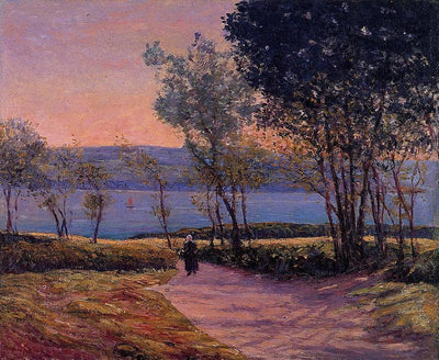 Landscape by the Water in bedroom
