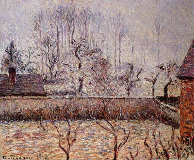 Landscape, Frost and Fog, Eragny in entryway