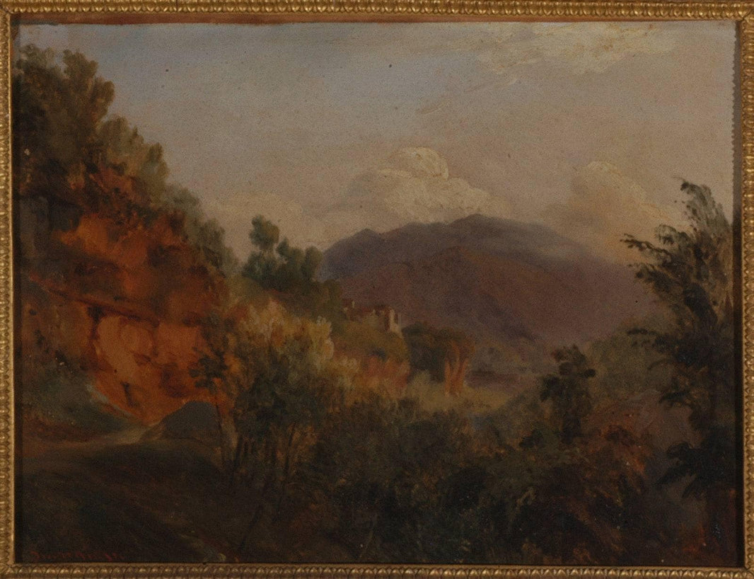 Landscape by Gabriele Smargiassi — hand-painted landscape oil painting reproduction on canvas