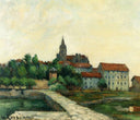 Landscape by Gustave Loiseau — hand-painted architectural oil painting reproduction on canvas