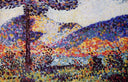 Landscape by Henri-Edmond Cross — hand-painted botanical oil painting reproduction on canvas
