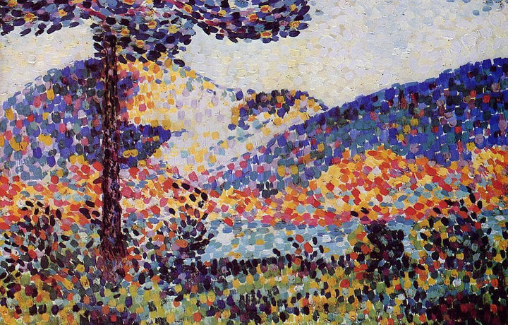 Landscape by Henri-Edmond Cross — hand-painted botanical oil painting reproduction on canvas