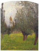 Landscape by Henri Martin — rural oil painting wall art, Divisionism