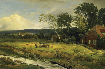 Landscape in Hessen in apartment