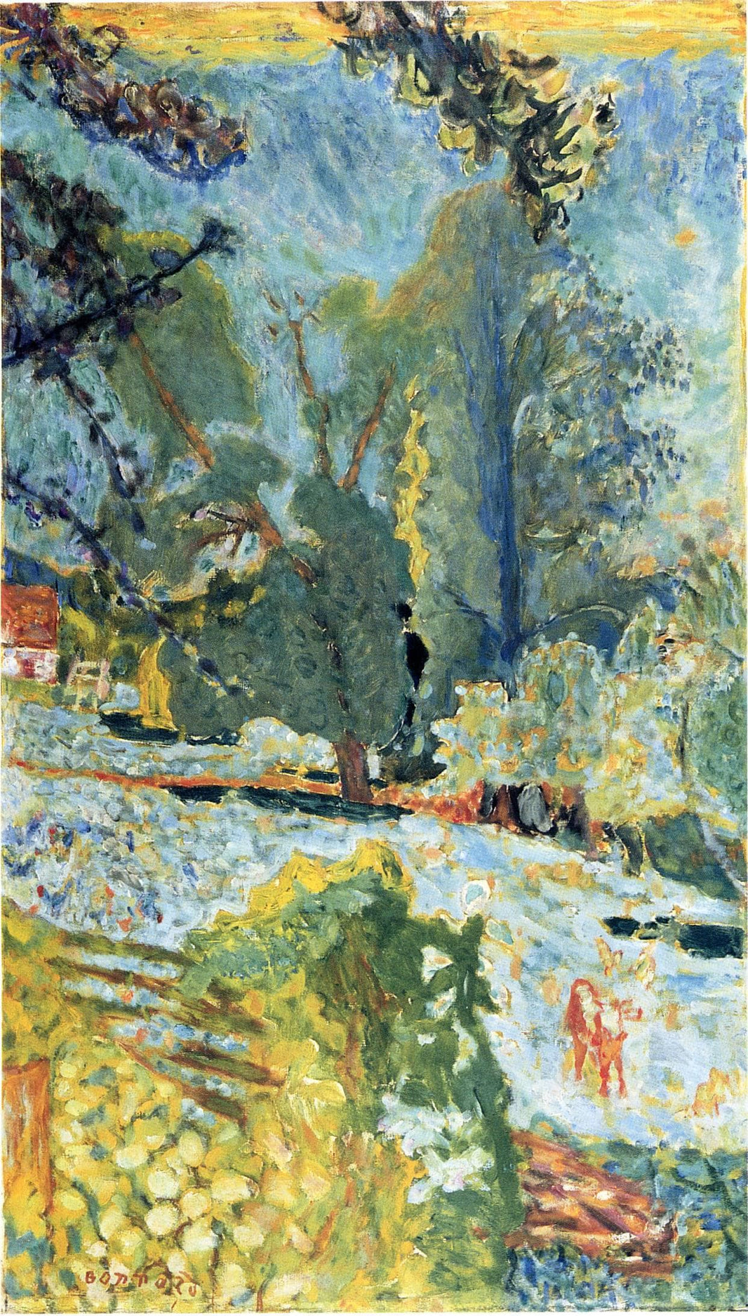 Landscape in Normady by Pierre Bonnard — hand-painted landscape oil painting reproduction on canvas