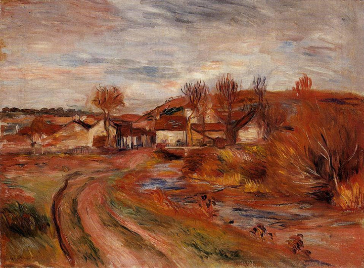 Landscape in Normandy by Pierre-Auguste Renoir — hand-painted landscape oil painting reproduction on canvas