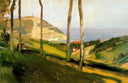 Landscape in San Sebastian by Joaquín Sorolla — hand-painted botanical oil painting reproduction on canvas