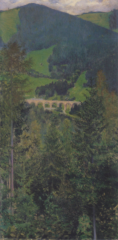 Landscape in Semmering in home office