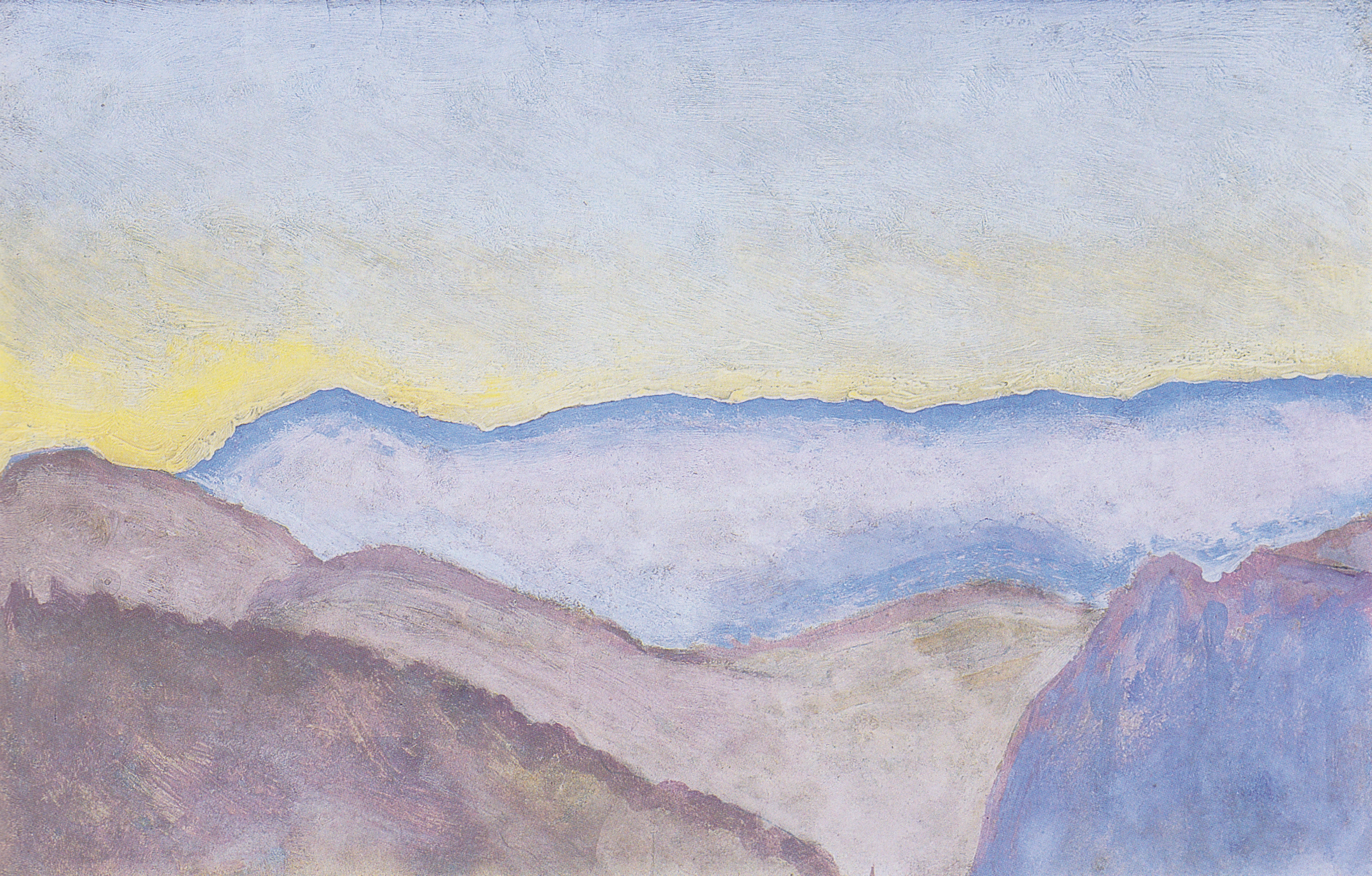 Landscape in Semmering with view of Rax - Koloman Moser