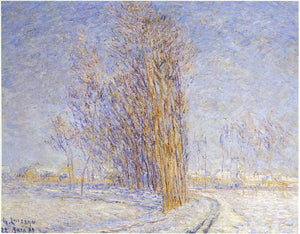 Landscape in Snow - Gustave Loiseau