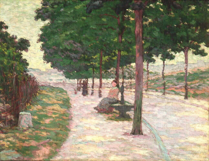 Landscape by Louis Abel-Truchet — hand-painted landscape oil painting reproduction on canvas