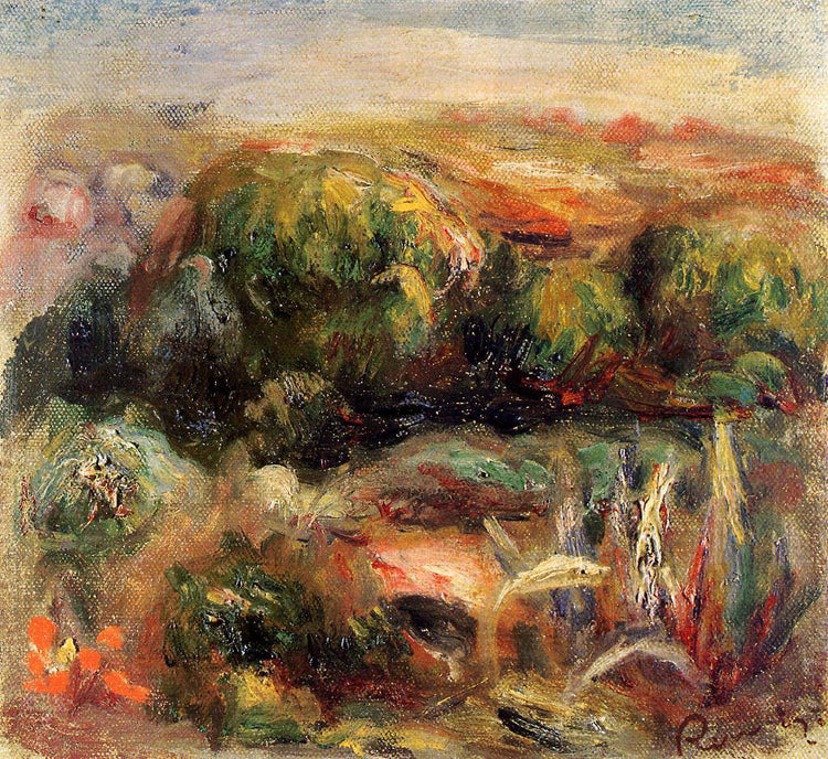 Landscape near Cagnes - Pierre-Auguste Renoir