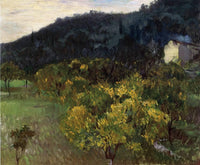 Landscape near Grasse by John Singer Sargent — hand-painted botanical oil painting reproduction on canvas