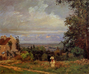 Landscape near Louveciennes - Camille Pissarro