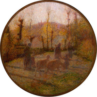 Landscape near Volpedo by Pellizza da Volpedo — hand-painted landscape oil painting reproduction on canvas