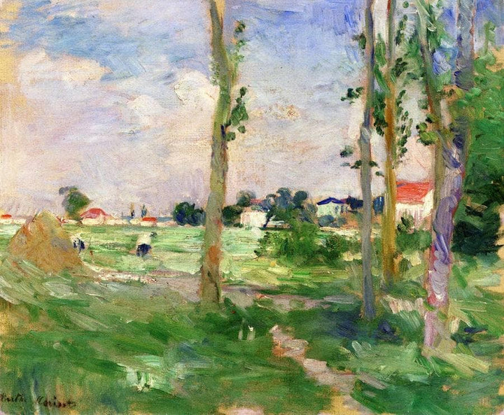 Landscape of Creuse by Berthe Morisot — hand-painted botanical oil painting reproduction on canvas