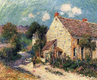 Landscape of Seine et Oise by Gustave Loiseau — hand-painted architectural oil painting reproduction on canvas