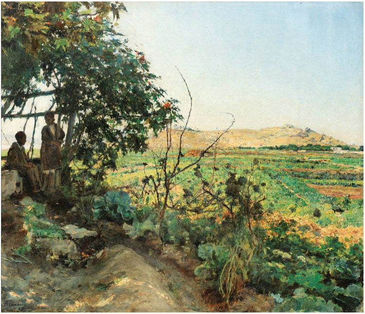 Landscape of the suburbs of Tunis - Émile Friant