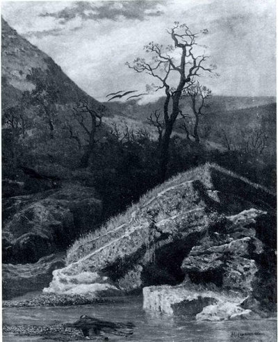 Landscape on mount Cucco