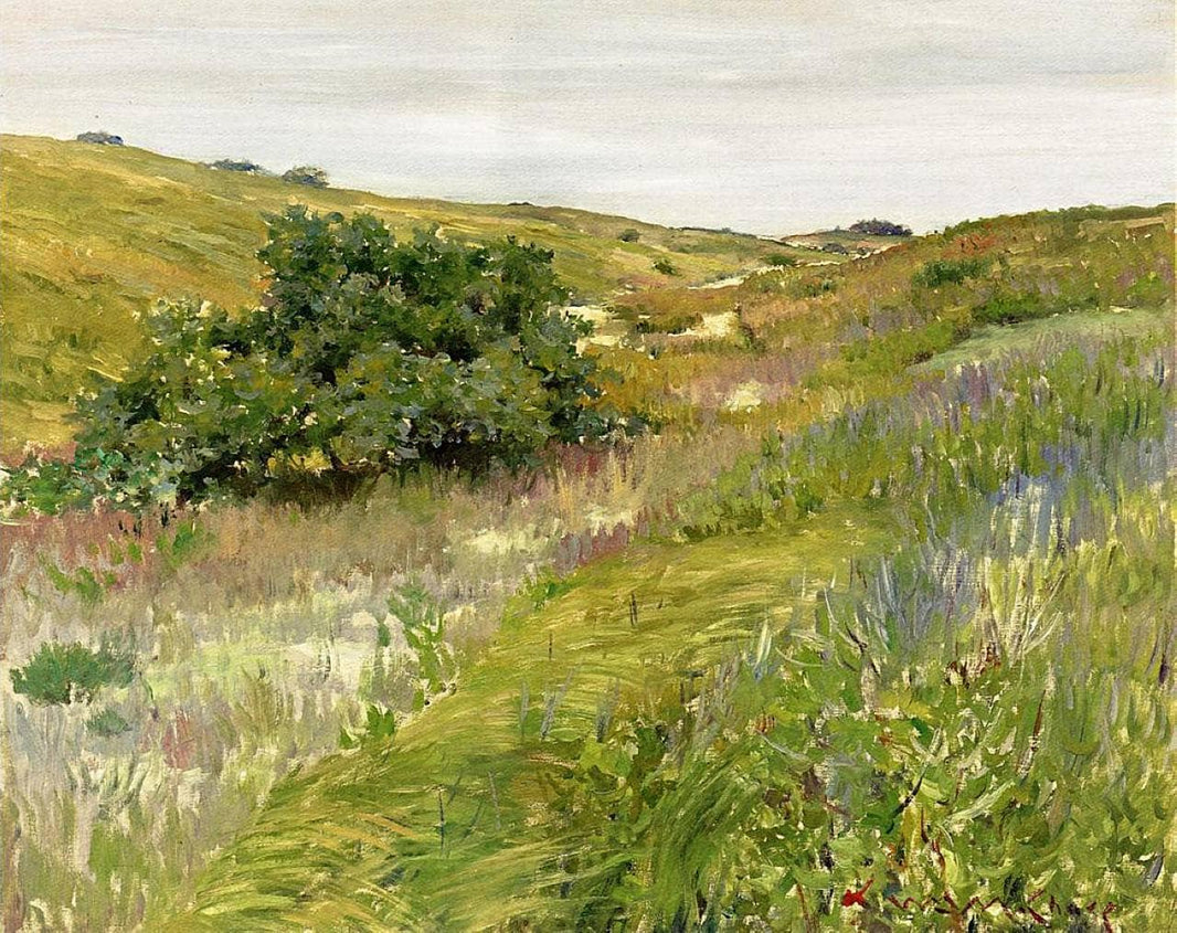 Landscape, Shinnecock Hills by William Merritt Chase — hand-painted eco oil painting reproduction on canvas