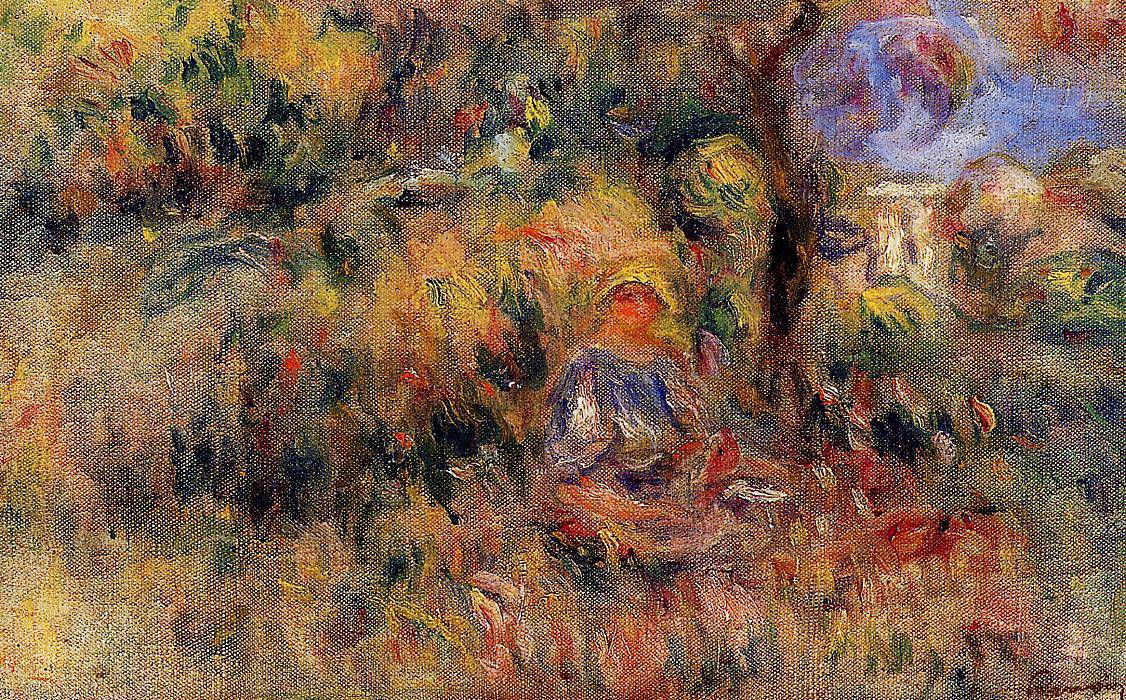 Landscape (sketch) - Pierre-Auguste Renoir