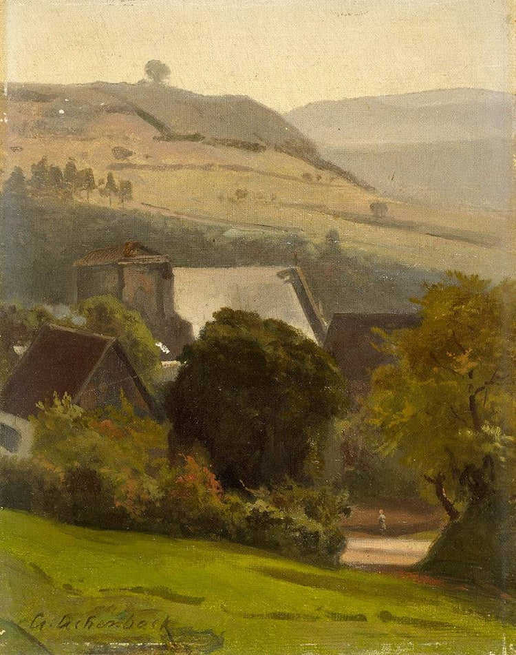 Landscape study - Andreas Achenbach