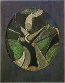 Landscape by Theo van Doesburg — hand-painted abstract oil painting reproduction on canvas