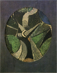 Landscape by Theo van Doesburg — hand-painted abstract oil painting reproduction on canvas