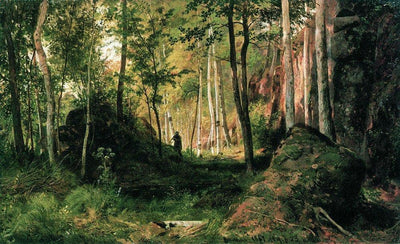 Landscape with a Hunter. Valaam Island in home office