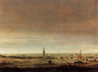 Landscape with City on a River by Hercules Seghers — oil painting reproduction