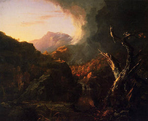 Landscape with Dead Tree - Thomas Cole