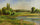 Landscape with Fence in home office