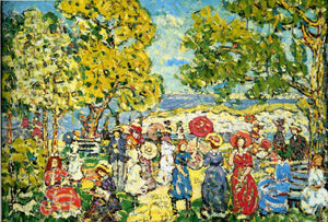 Landscape with Figures - Maurice Prendergast