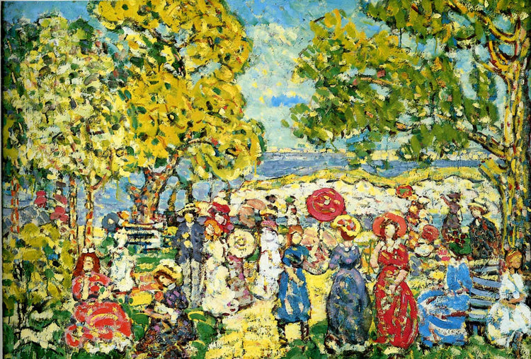 Landscape with Figures - Maurice Prendergast