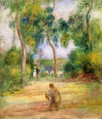 Landscape with Figures by Pierre-Auguste Renoir — hand-painted botanical oil painting reproduction on canvas