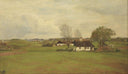 Landscape with Houses by Hans Andersen Brendekilde — hand-painted landscape oil painting reproduction on canvas