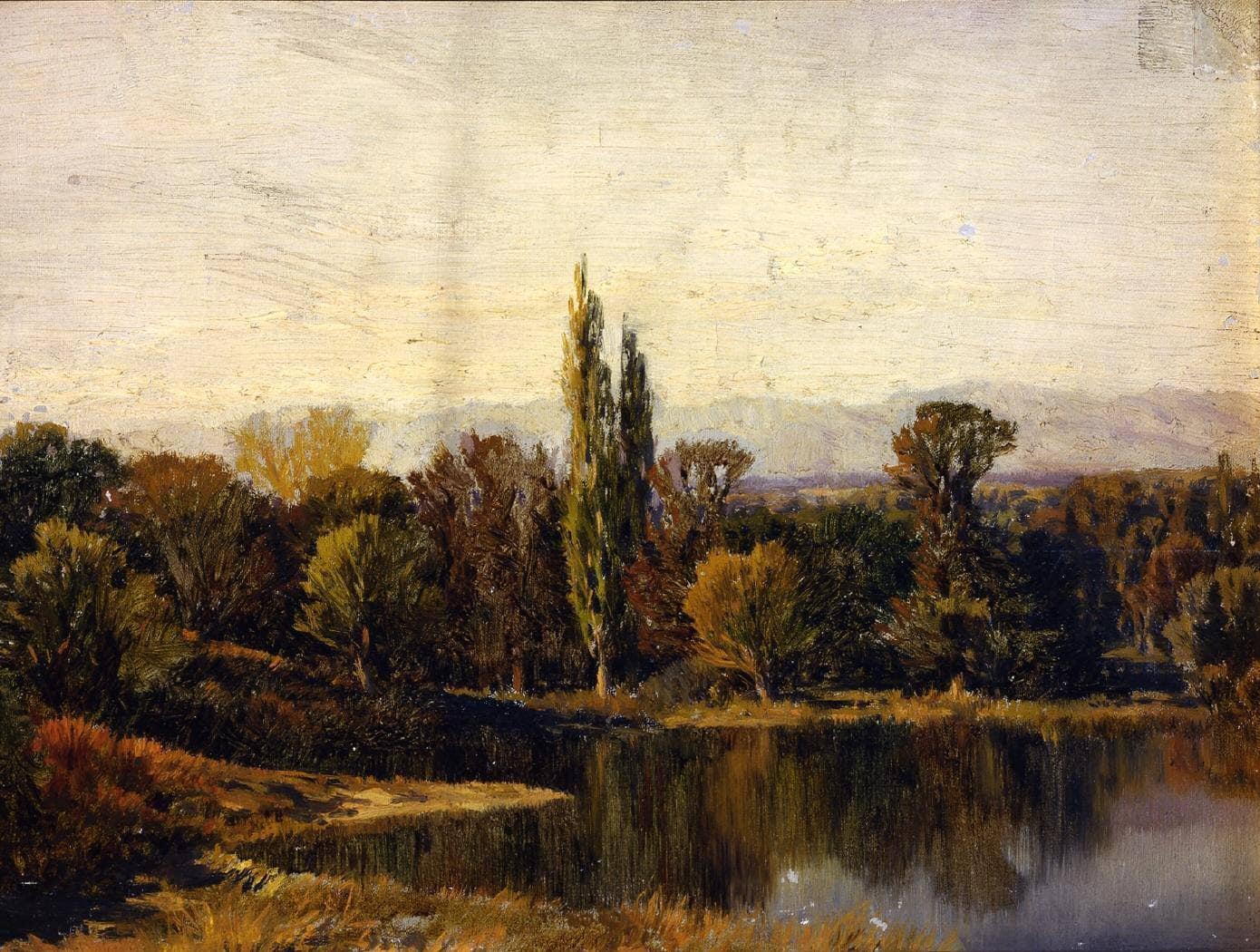 Landscape with lake