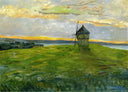 Landscape with Mill by Maxime Maufra — rural oil painting wall art, Impressionism